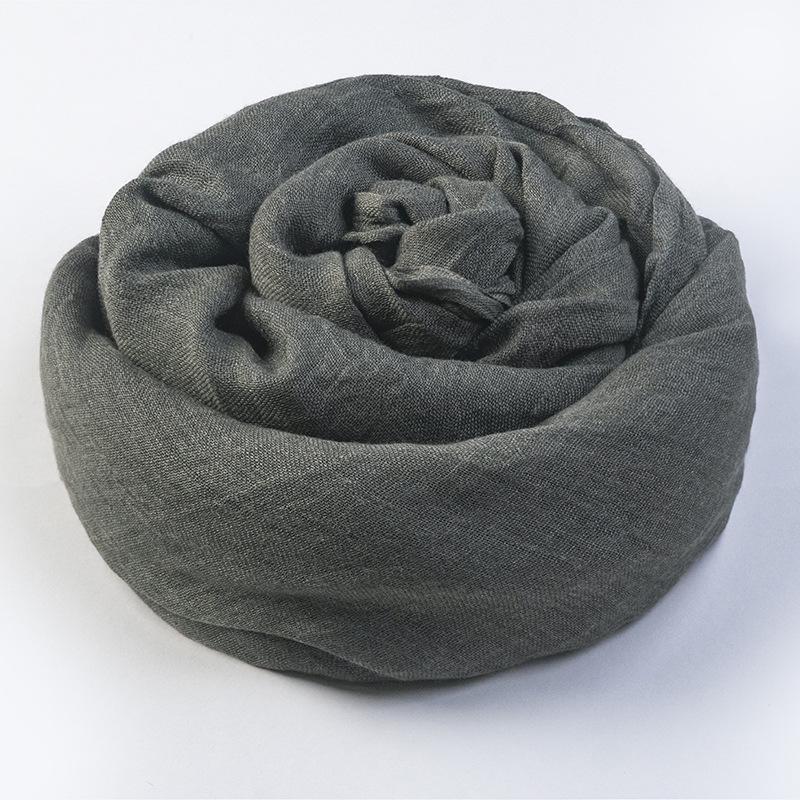 Women's Summer Sun Protection Scarf: Cotton & Linen, Japanese & Korean Style, Medium-Long, Lightweight Shawl