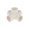 Heavy Duty PVC Pipe Coupler 20/25/32/40/50mm 3/4/5/6 Way 3D Connectors for Agricultural Irrigation DIY Pipe Rack Plumbing Repairs