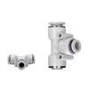 Jinghong 10mm Pneumatic Quick Tee Connector (10-Pack)