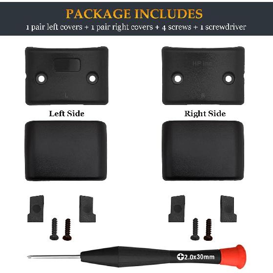 Cloud 2 Hinge Buckles as Same as The OEM Cloud II Slider Clamps Good Fit Hinge Side Covers Parts Replacement for HyperX Cloud 2 Wired/Cloud