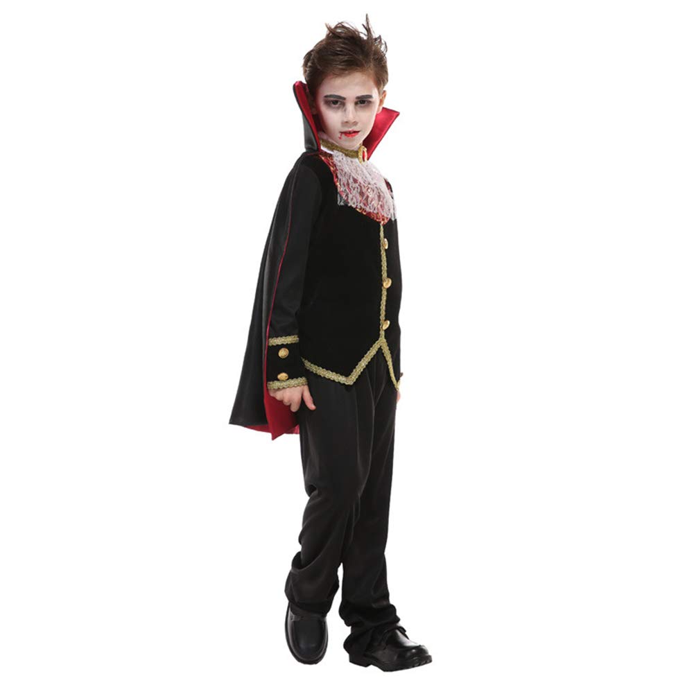 [Emfay] Dracula Cosplay for Kids, Vampire Costume, Halloween, Vampire Costume, Aristocrat, L