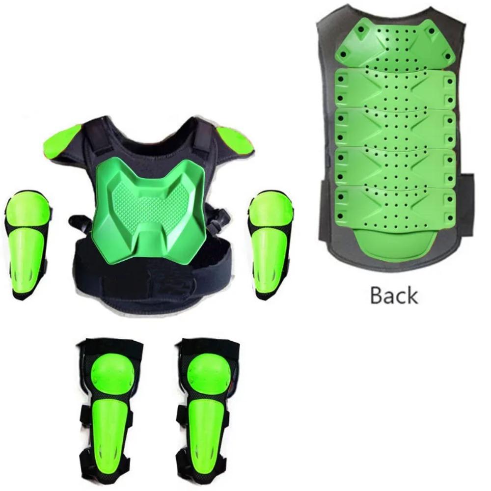 With Gift Children Safety Vest Armor Motorcycle Equipment Cycling Baby Head Protector 52-54cm Helmet Scooter Full Body Armor LL