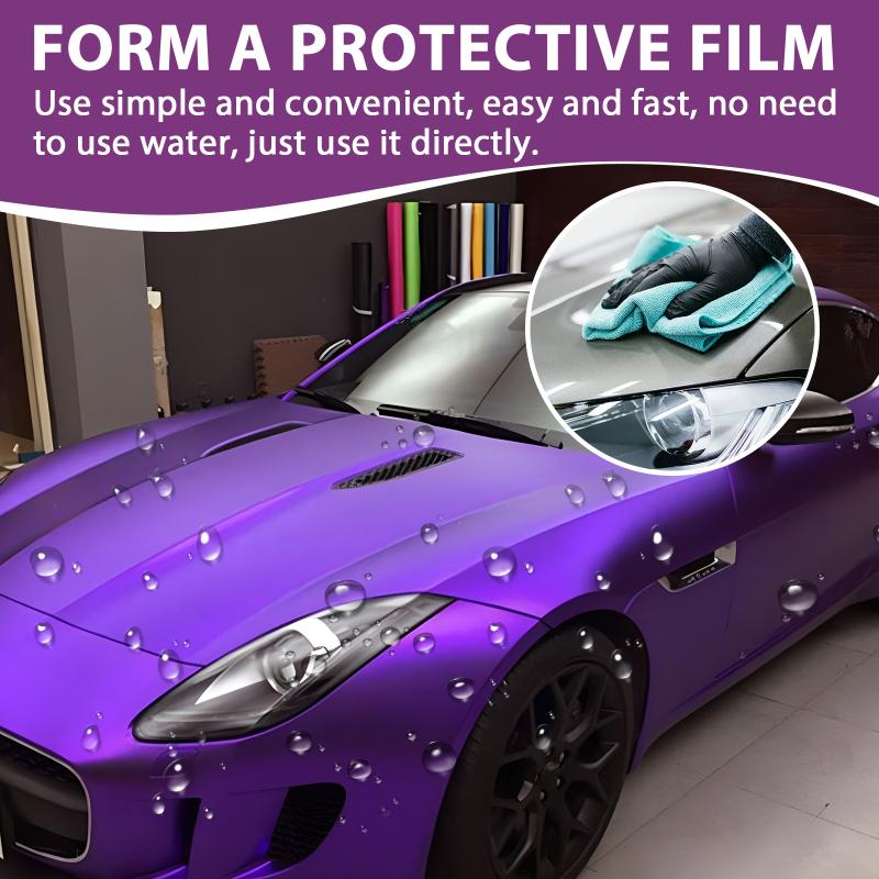 Car Nano Ceramic Coating Spray 6 in Long Lasting Protection Repair for Auto Detailing Shine Maintenance