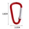 5/10/20PCS Aluminum Carabiner Key Chain Clip Multi Colors Camping Hiking Hook Safety Buckle Keychain Backpack Bottle Buckle