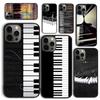 Music Piano Key Phone Case for iPhone 17 Air 16 Coque 15 14 12 13 PLUS 11 PRO MAX Back Cover Fundas Shell