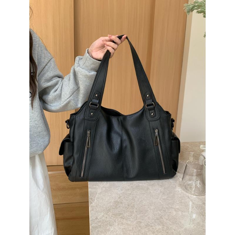 Tote Bag - Versatile Multi-pocket High-end Commuter Shoulder Bag