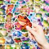 50PCS Cartoon Cute Silly Frog Graffiti Stickers, Waterproof DIY Decals for Phone Notebook