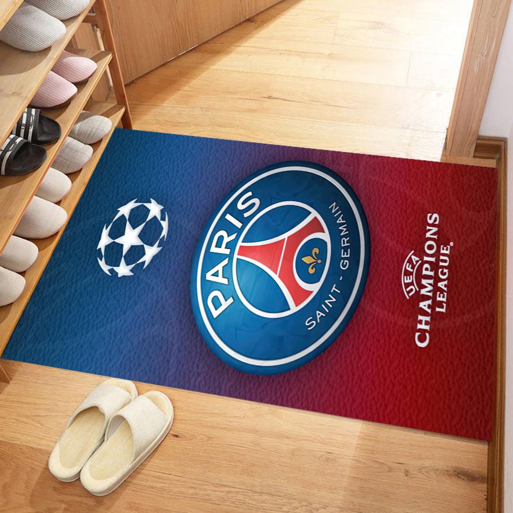 Paris Saint Germain Floor Mat Design For Entryway Dormitory Bedrooms Playrooms Antislip Carpet Anime Office Decor Birthdaychristmas Gift