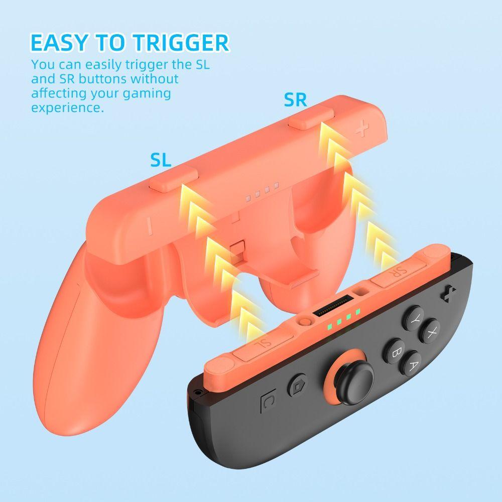 For 2pcs NEW Anti-Slip Controller Grip Ergonomic DIY Joycon Grips Detachable Grip Holders for Nintendo Switch2 Game Accessories