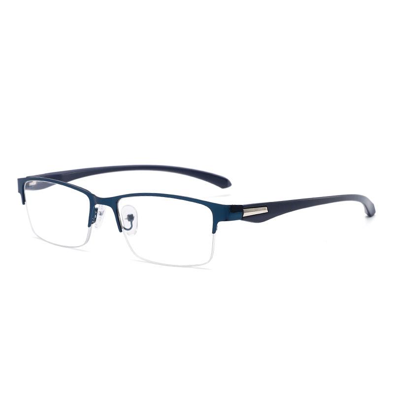 Half frame metal business new reading glasses new men's ultra-light fashion for the elderly high definition
