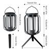 Solar LED Outdoor Garden Light USB Rechargeable Camping Atmosphere Lantern Courtyard Antique Lamp for Patio Garden Porch Pathway