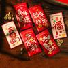 6 STÜCK Vintage Glücksgeld-Umschläge Chinesischer Stil Geldtasche Neujahr Roter Umschlag Frühlingsfest