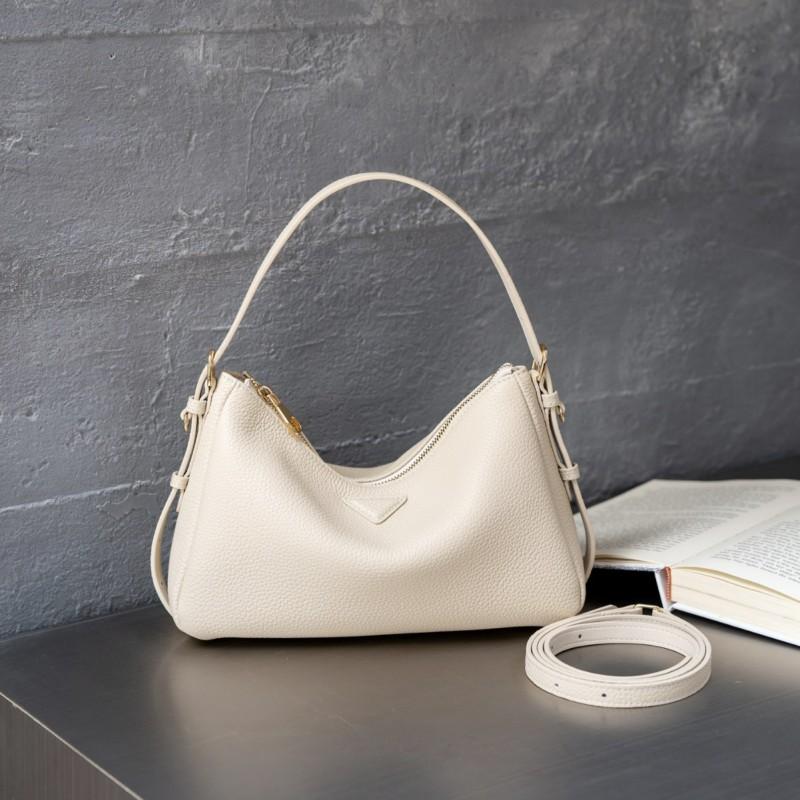 Minimalist Korean-Style Single Shoulder Crossbody Bag Women Soft Genuine Leather Daily Commute