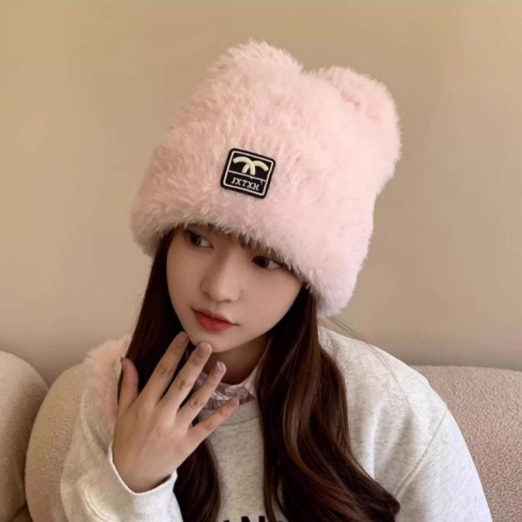 

Women s Fashion Daily Trend Lovechu Soft Fur Hat white
