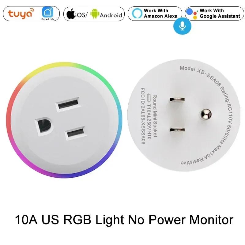 EU US UK DE BR AU IN WiFi Smart Plug Outlet Smart Life Tuya App Wireless Remote Control Power Socket Alexa Google Home No Hub