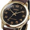 Casio Analog Quartz Men S Watch Mtp V001gl 1b Gold   Black