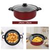 Fritteuse Topf Antihaft-Bratpfanne Kochgeschirr Sauté für Aktivitäten Camping Geschenke