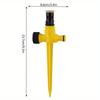5Pcs Household Sprinkler Automatic Irrigation Equipment Watering Sprinkler 360 Degree Rotation Corrosion Resistant For Garden