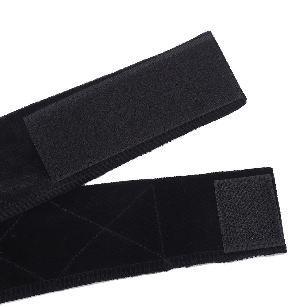 Women Velvet Adjustable Wig Grip Scarf Head Hair Band Headband Accessories(Black)