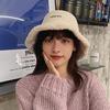 3-color Women's Double-sided Poggle Casual Winter Bucket Hat LK-HT12