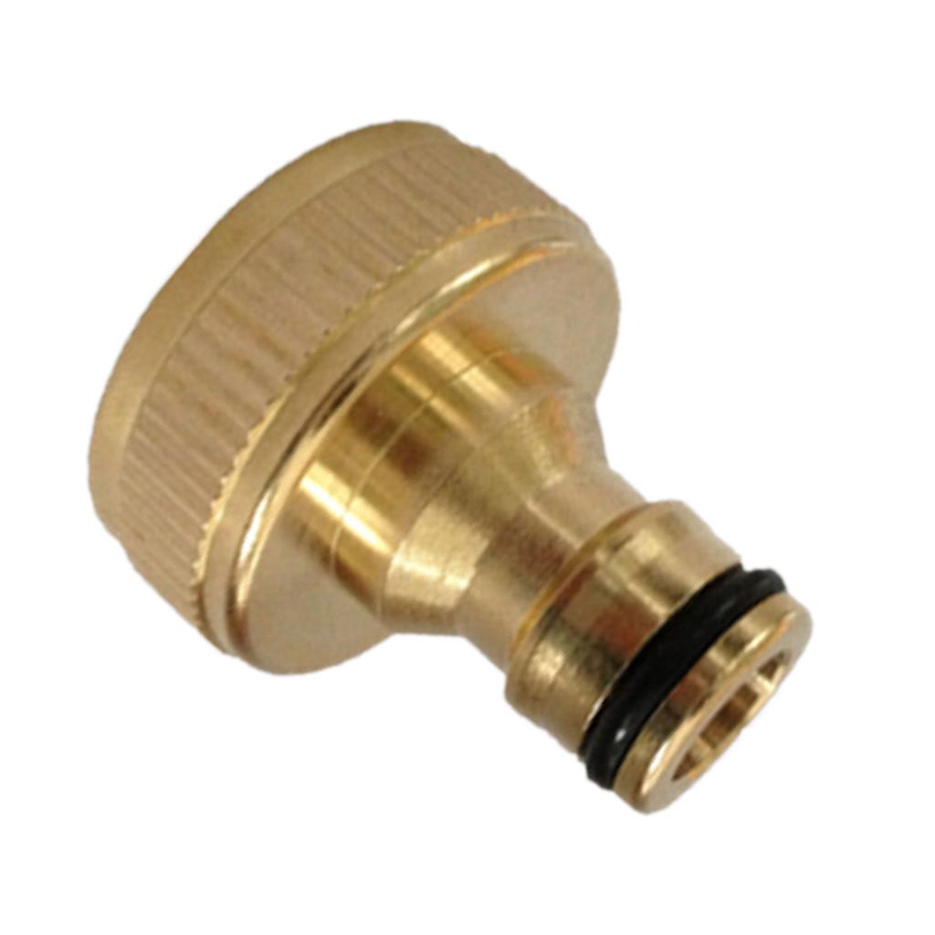 Buy 1inch Garden Brass Tap Nipple Quick Connector Water Pipe Thread