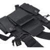 Talkies Front Pouch Two Way Radio Shoulder Holsters Tactical Chest Harness Holder Bag Universal Radio Accessories