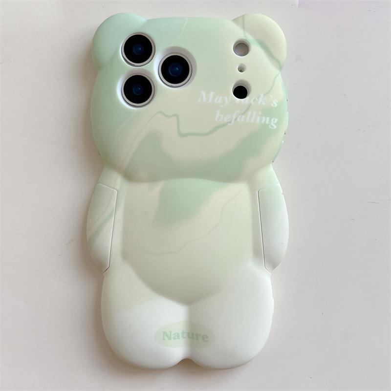 

Cartoon Little Bear Anti-Drop Phone Case for iPhone 14/13/12/11/Pro Max 16
