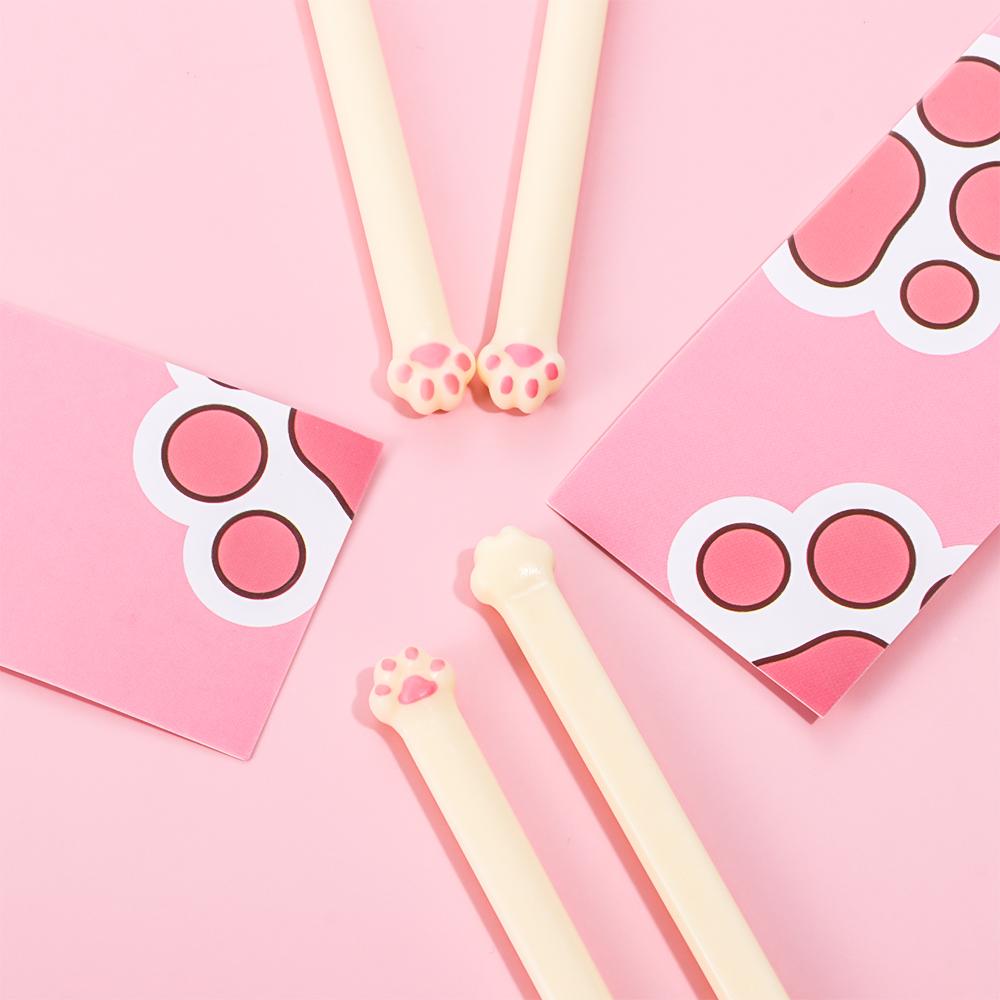 High-quality Cute Cat Pink Paw Chopsticks Non-Slip Reusable Cat Paw Chopsticks Cooking Tools Durable Food Clip Gift