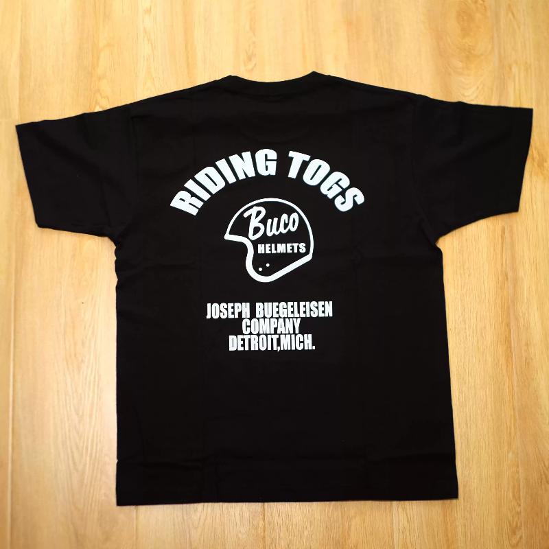 

2024 Popular Japan Dingpan BUCO Motorcycle Short Sleeve T-shirt Cotton Comfortable Breathable High Quality International Sales S