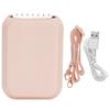 3in 1 Portable Mini Hanging Neck Fan USB Desktop Handheld Bladeless Fan for Home OutdoorPink