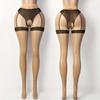 Open Gear Suspenders Transparent Tights Wife Breathable Stockings New Girlfriend Cosplay Stockings Crotchless Women'S Pantyhose