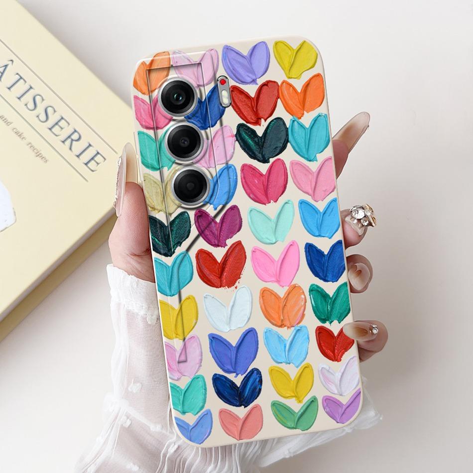 For Tecno Camon 40 Pro 4G Camon40 CM5 CM6 Cute Rabbit Cat Cartoon Phone Case For Camon 40 40Pro 4G Soft Silicone Cases Bumpers