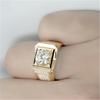 Ring Sparkling Knight Men's Ring Luxurious and Domineering 18K Gold Luxury Diamond Men's Diamond Ring Ring Diamond Ring