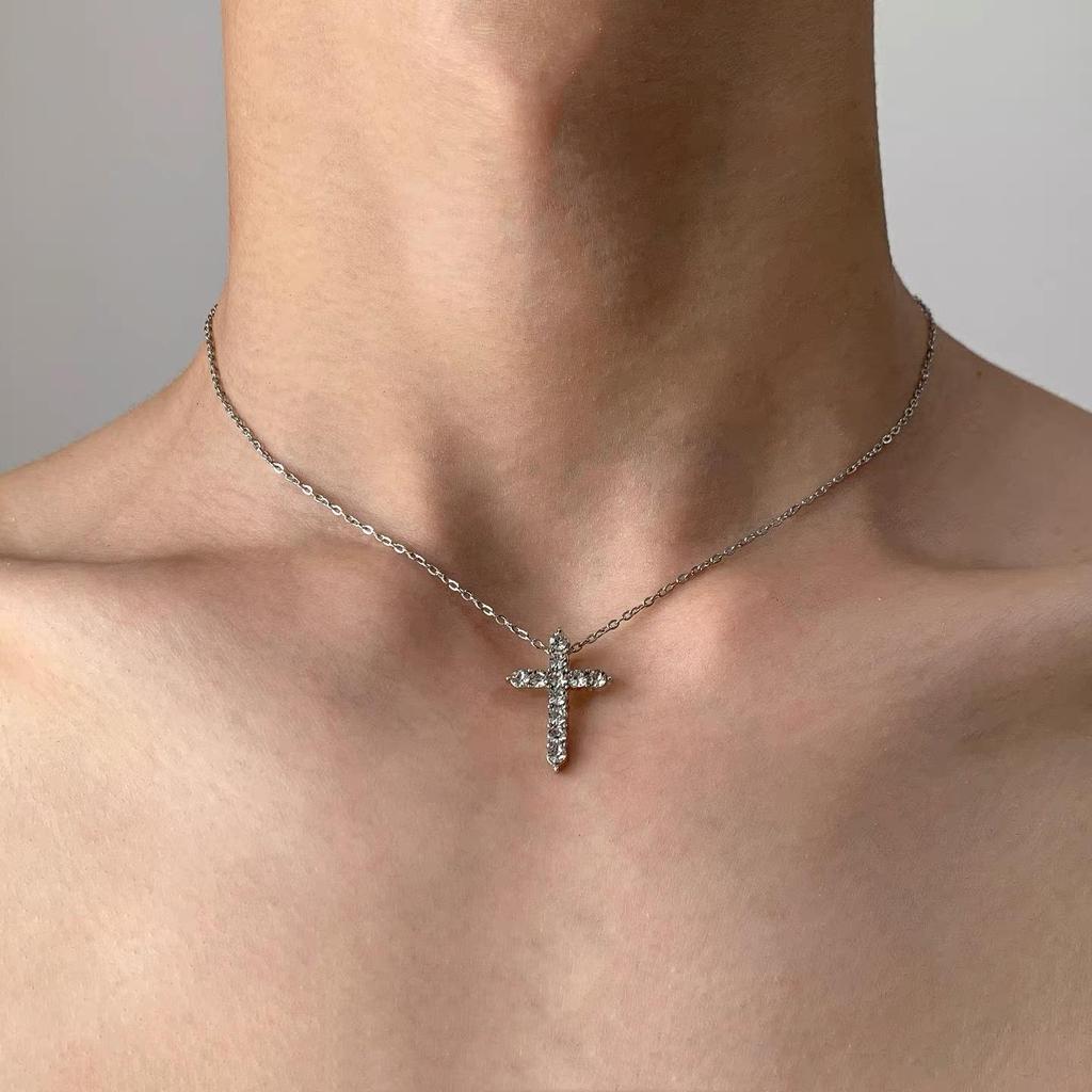 Starburst Double Layer Men's Necklace: Trendy, Light Luxury Hip Hop Style, Unisex Clavicle Chain