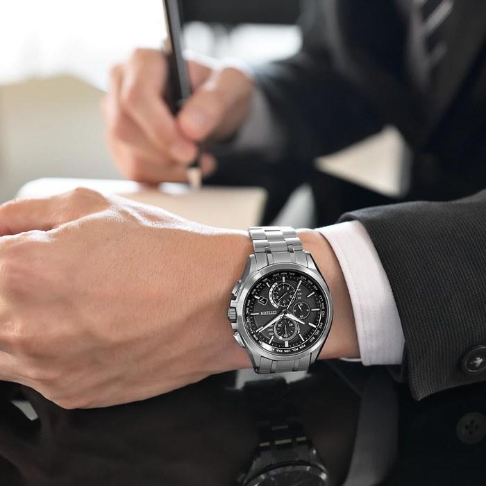 [CITIZEN] Attesa AT8040-57E Eco-Drive Radio Watch (Silver)