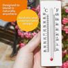2-10PCS Multifunctional Thermometer Wall Hanging Thermometer Meter Garage Small Valuables Key Storage Measurement Tool for Home