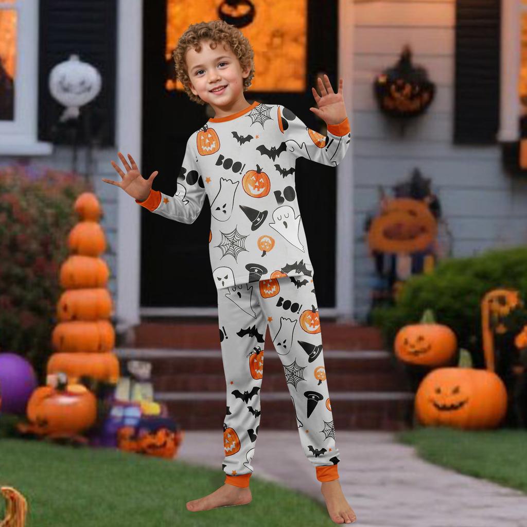 Druk Piżamy Słodki Zestaw Rodzinny, Ubrania Domowe, Zestaw Rodzinny Top z Długim Rękawem Spodnie