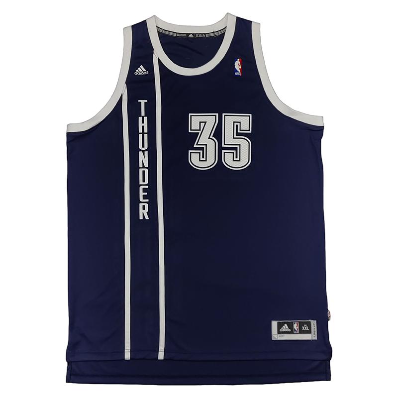 

Adidas X NBA Collaboration Swingman Fan Edition Kevin Durant Thunder Team Logo Letter Round Neck Sleeveless Basketball Jersey 7912A-3CF-K91104 S