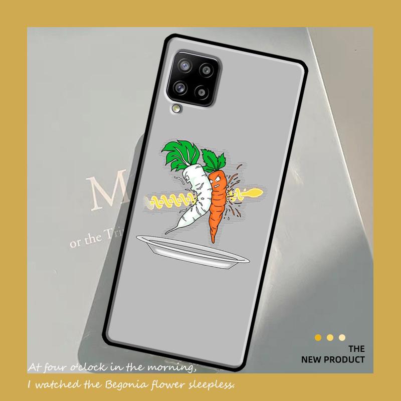 Carrot Vegetable Food Case For Samsung Galaxy A54 A34 A52 A32 A22 A12 A13 A14 A23 A33 A53 A73 A51 A71 Cover
