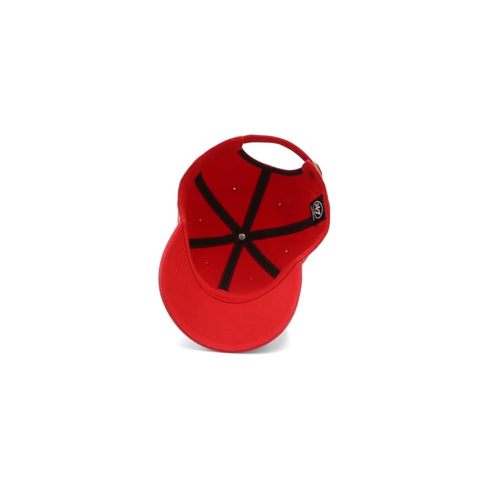 47brand 47BRAND 47 CLEAN UP Cap, Plain, Red, FREE FLAT 47 CLEAN UP NONE
