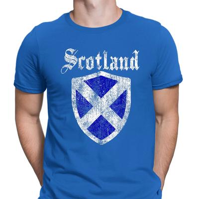 Vintage Scotland Scottish Flag Rugby Football Mens Womens Boys Girls T-Shirts-SN