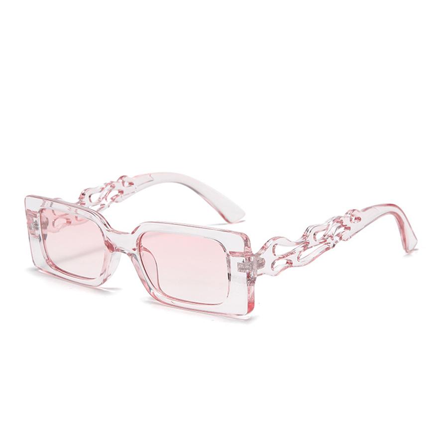 

Модные солнцезащитные очки Квадратные солнцезащитные очки Неполяризованные модный аксессуар розовый