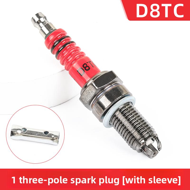 Three-stage spark plugs for scooters, A7TC/D8TC motorcycle models with 125 and 150 horsepower, 100cc universal ignition plugs