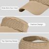 Sun Visor Hats for Women, Knitted Visor Hat Elastic with Empty Top, UV Protection Visors for Outdoor Activities