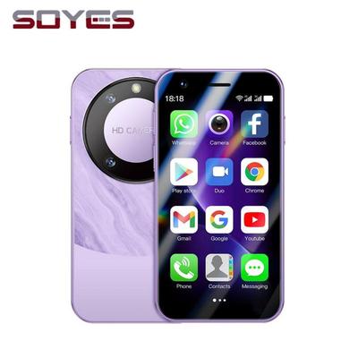 Soyes F8 Pro Max New Super Mini Card Phone WCDMA 3G Bluetooth WIFI Flashlight 1GB RAM 16GB ROM 3.0inch Quad Core 2MP Dual SIM Android Smart Phone