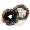 Lace Ruffle Scrunchie: Women's High-Elasticity, Durable Hair Tie for Versatile Bun Hairstyles.