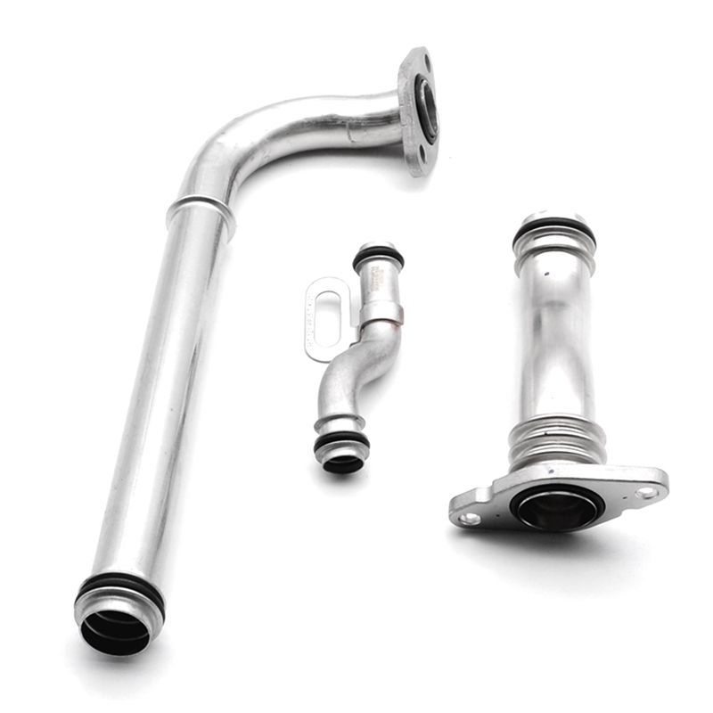 3Pcs Engine Coolant Water Pipe Oil