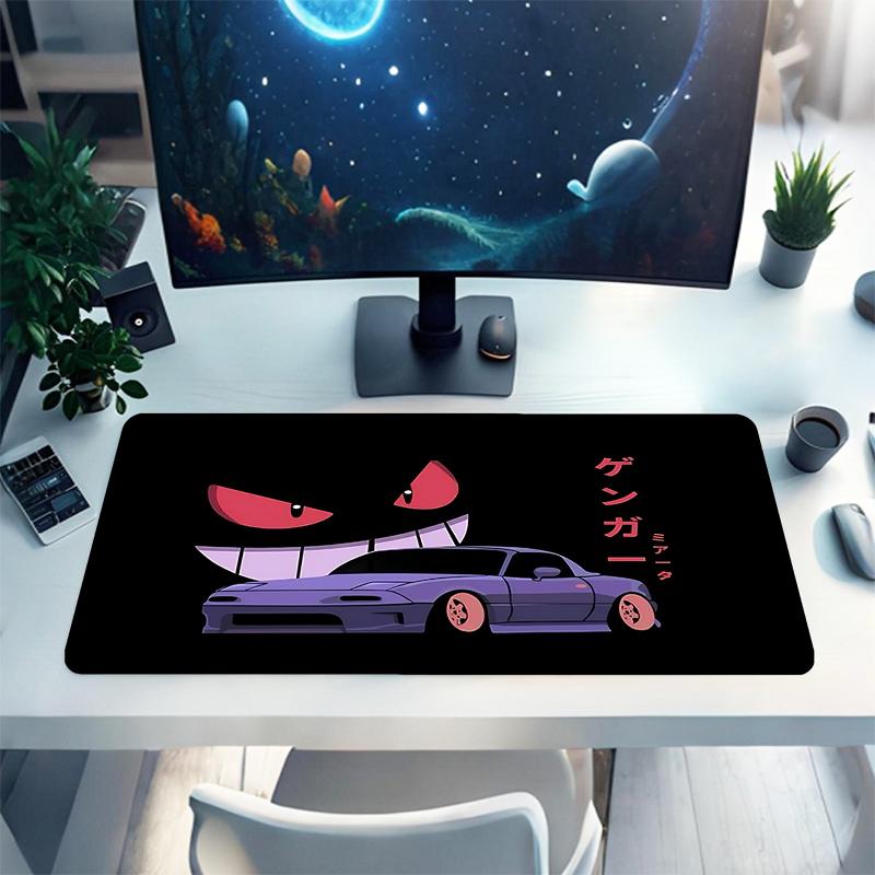 1Pc Car Shadows Gaming Mouse Pad Keyboard Desk Mat Non-slip Rubber Lock Edge Waterproof Computer Mousepad for Office Home Decor Ey153
