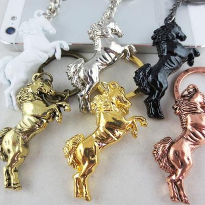 Key Holder Easy To Carry High Hardness 5 Colors Horse Keyring Accessory for Backpack