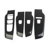 Carbon Fiber Style Window Lift Switch Panel Trim Cover for Mitsubishi Outlander